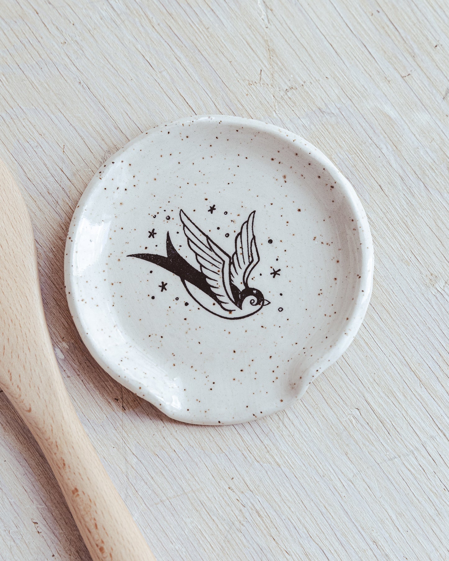 Spoon Rest - Swallow Tattoo