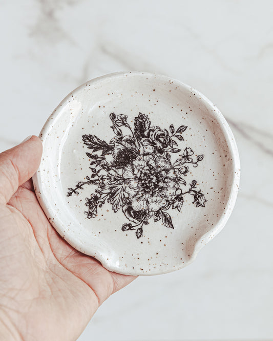 Spoon Rest - Floral